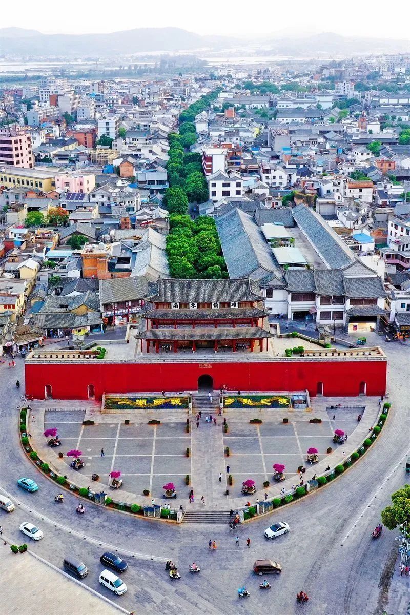 建水古城图片 全景图片