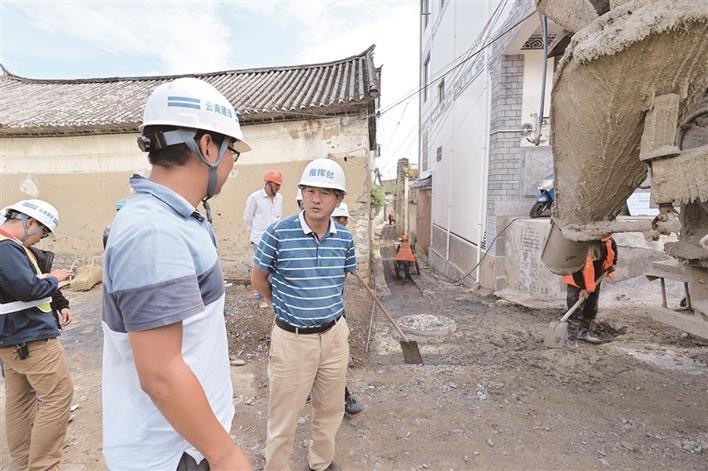 污水管网建设(夏传武 摄)