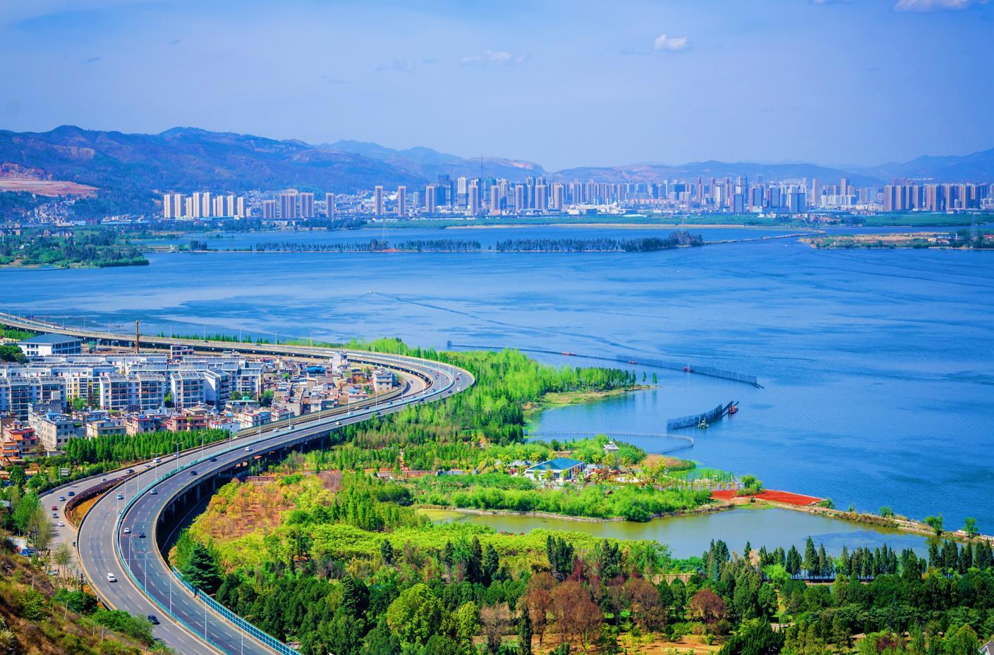 滇池美景