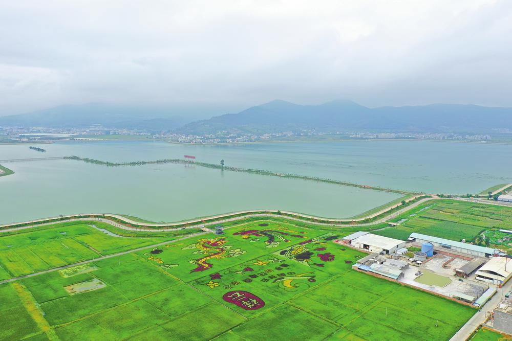 扩建后的青海湖水库。
